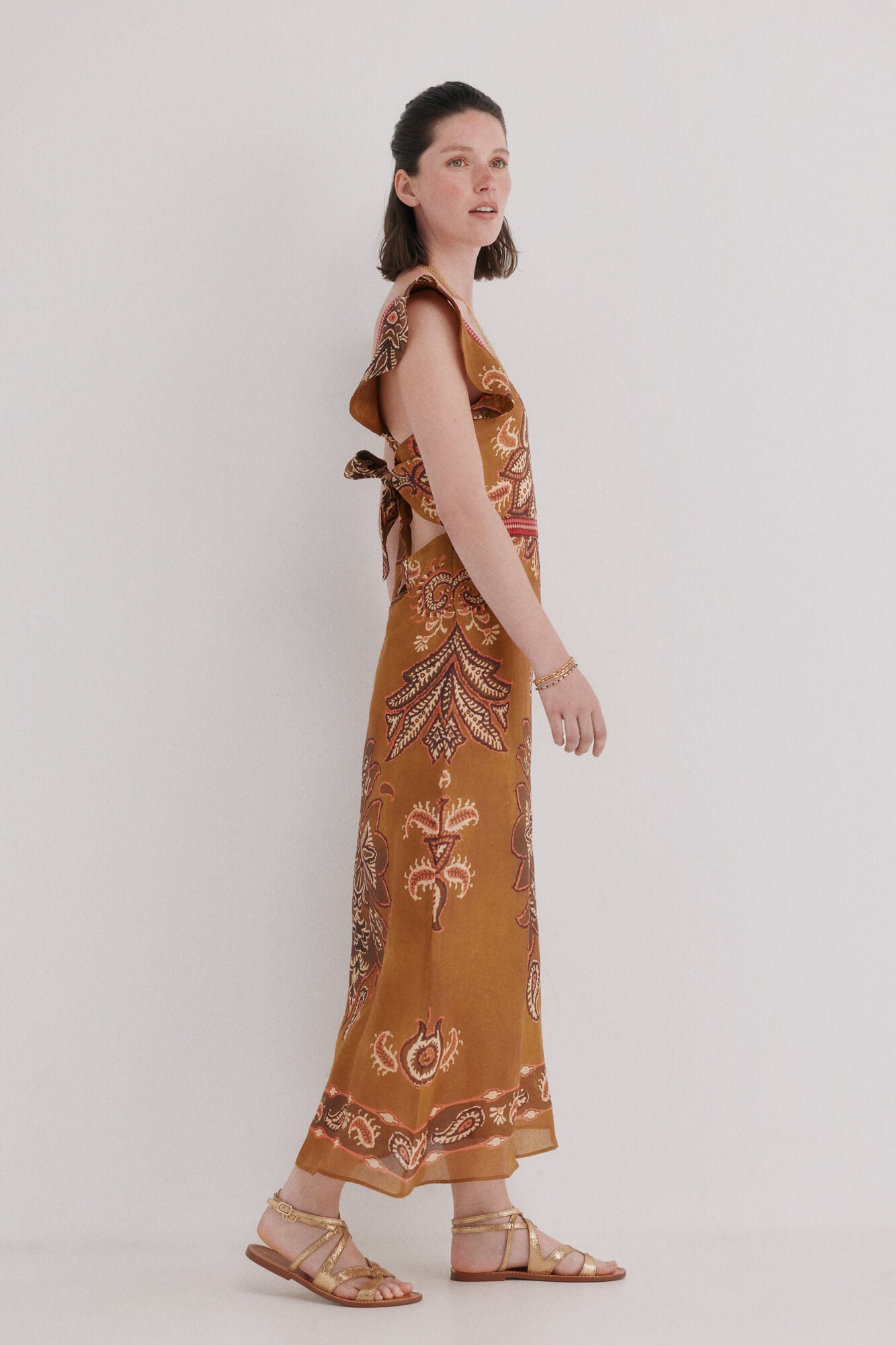 Hoss Intropia Adelina. Vestido em algod&atilde;o