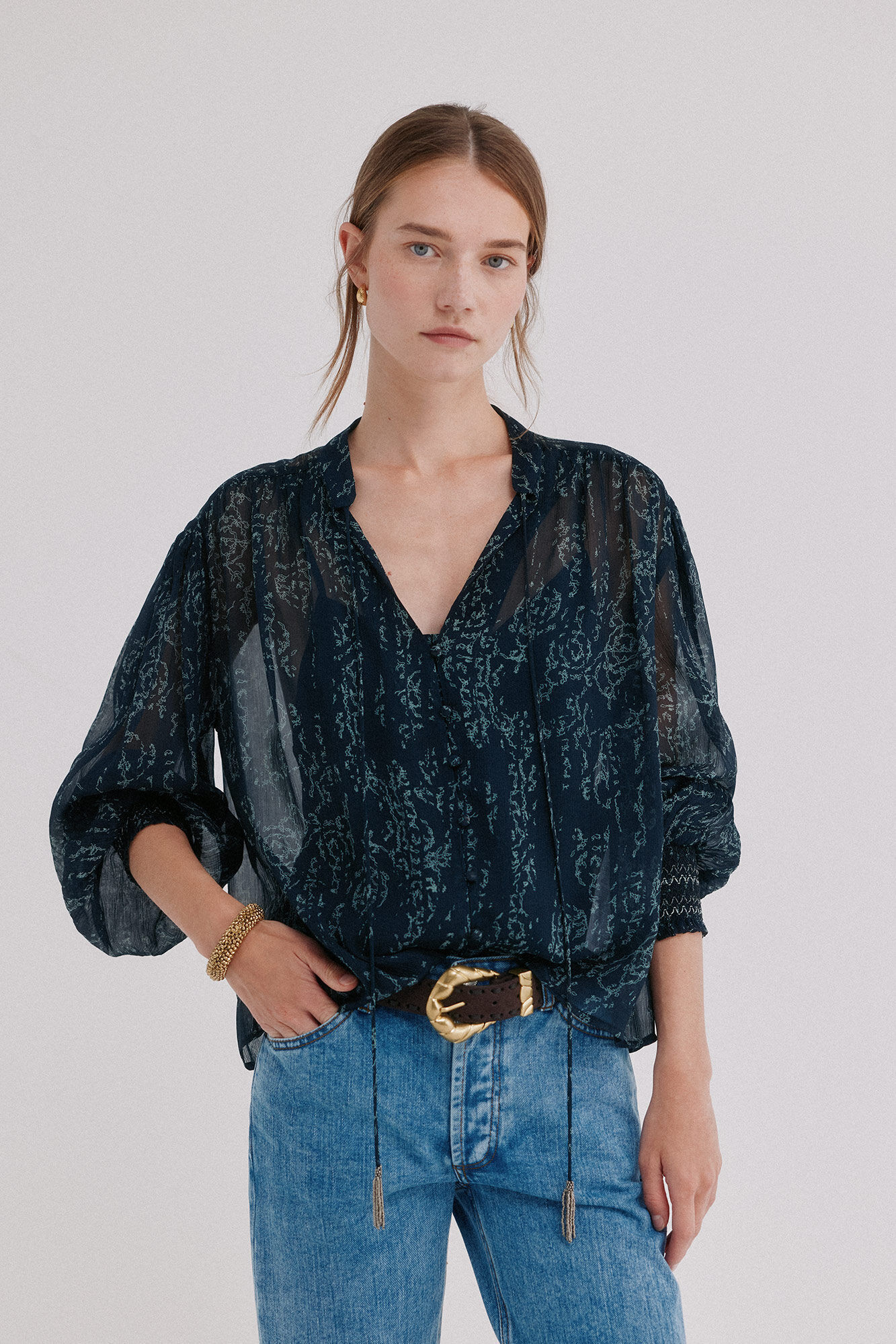 Hoss Intropia Clarise. Blusa estampada