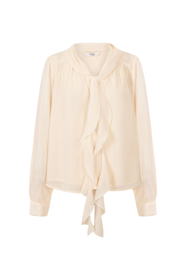 Hoss Intropia Casie. Blusa fluida Ecru