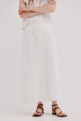 Hoss Intropia Roxane. Falda pareo Blanco