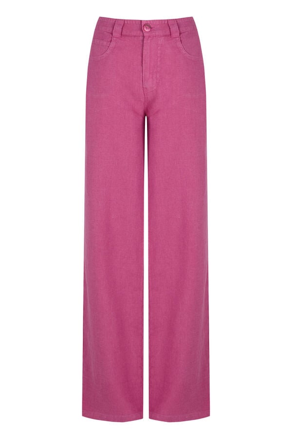 Hoss Intropia Paupa. Pantal&oacute;n de lino Lila