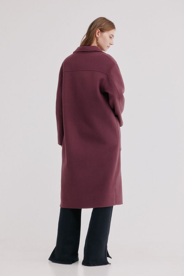 Hoss Intropia Felicia. Abrigo midi Rosa