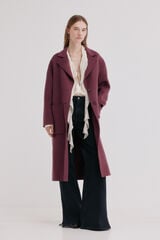 Hoss Intropia Felicia. Abrigo midi Rosa