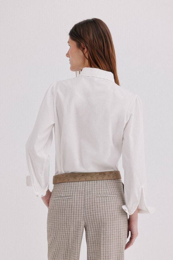 Hoss Intropia Caia. Blusa lazada Blanco