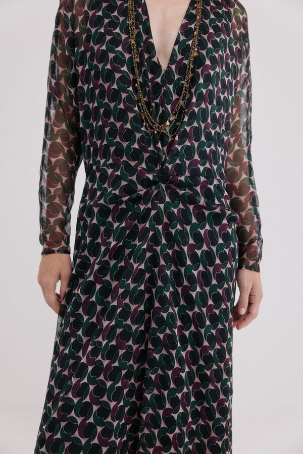 Hoss Intropia Azelie. Vestido estampado Multicolor