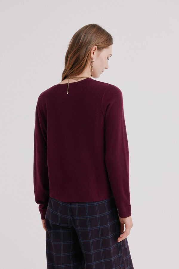 Hoss Intropia Idalia. Jersey drapeado Morado