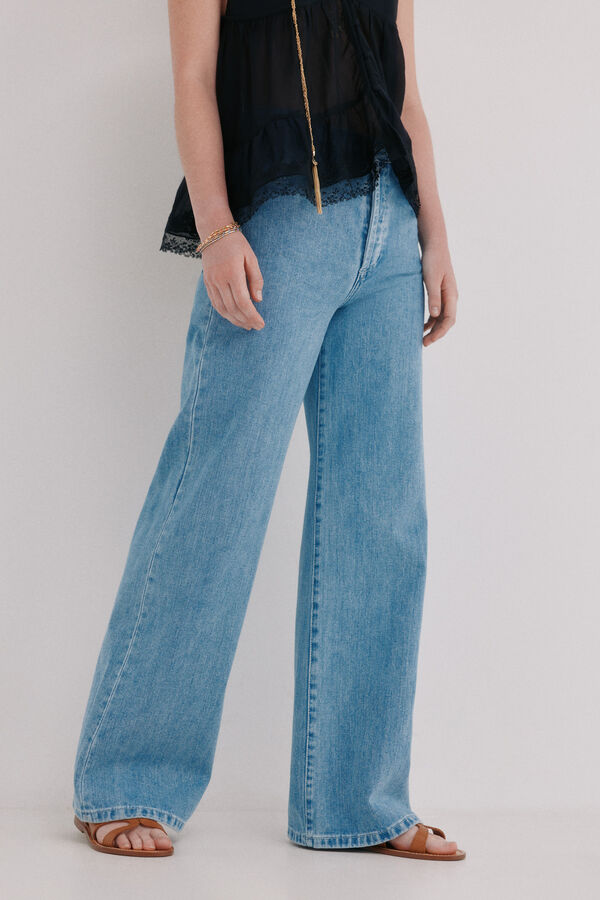 Hoss Intropia Bahiana. Jeans wideleg  Azul