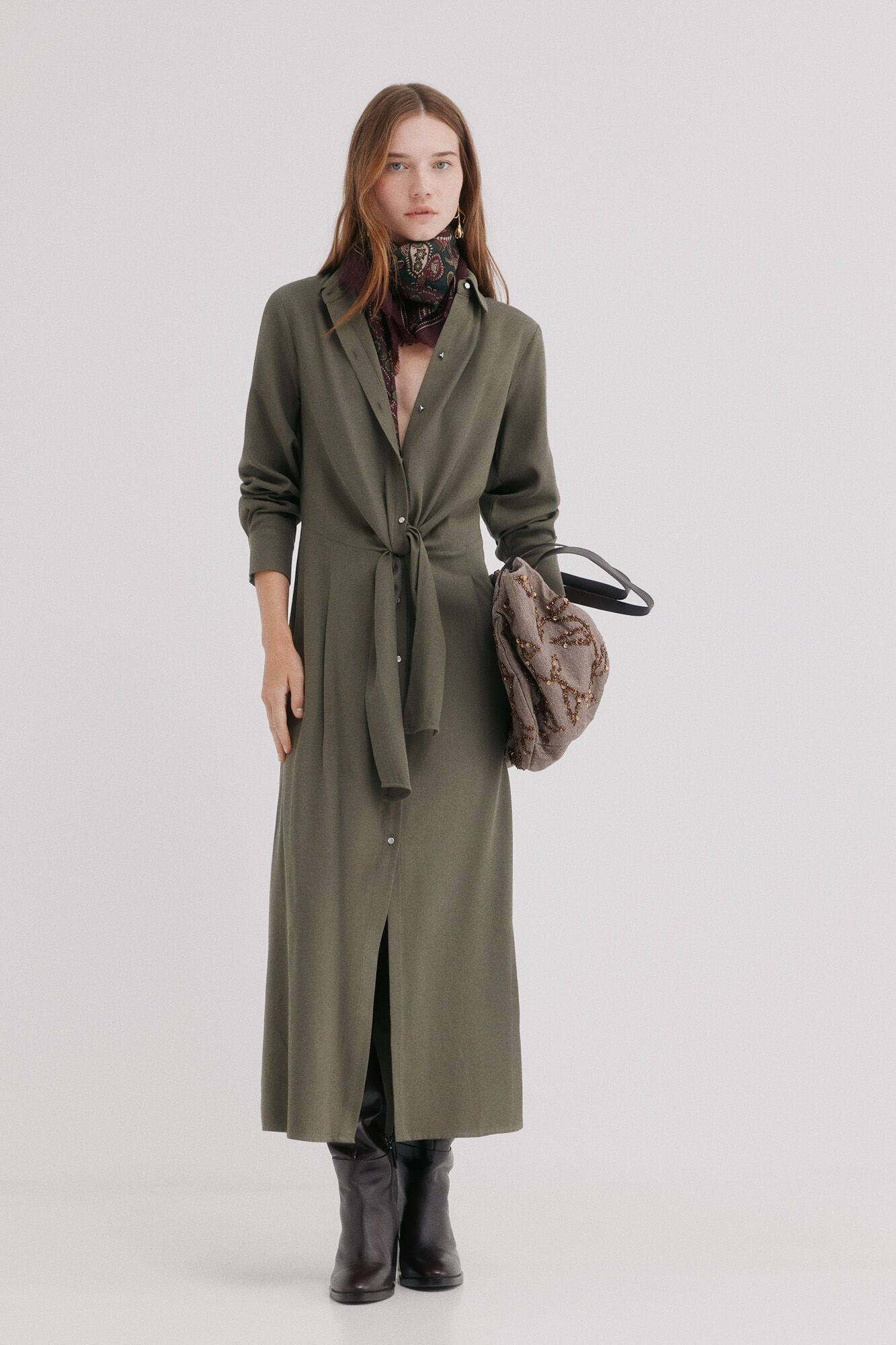 Hoss Intropia Amara. Vestido camiseiro