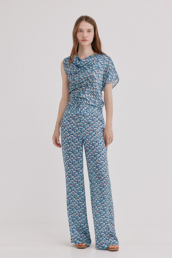 Hoss Intropia Patri. Pantal&oacute;n estampado Multicolor