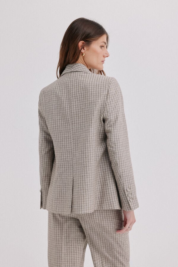 Hoss Intropia Eleanor. Blazer cruzada Marfil