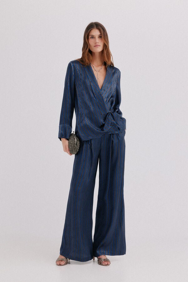 Hoss Intropia Eloise. Blazer fluida Azul marino