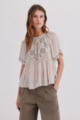 Hoss Intropia Carol. Blusa flu&iacute;da Gris