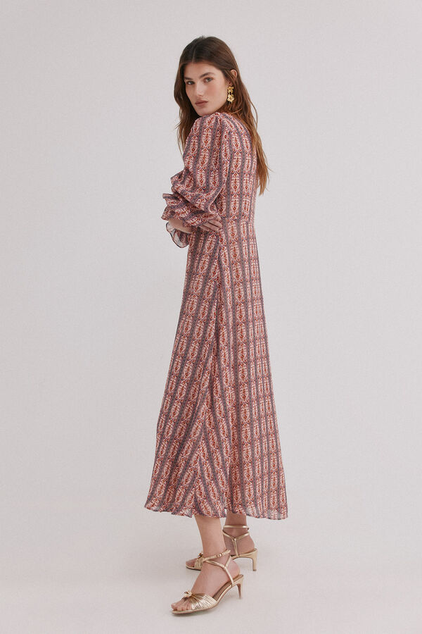 Hoss Intropia &Aacute;gueda. Vestido estampado Rosa