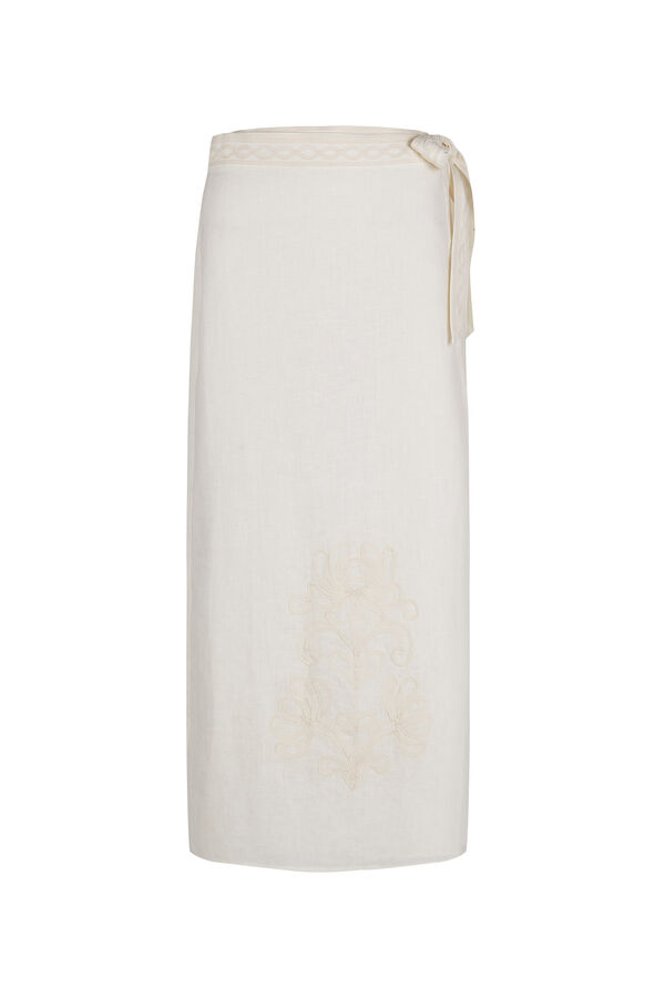 Hoss Intropia Renata. Falda cruzada Beige