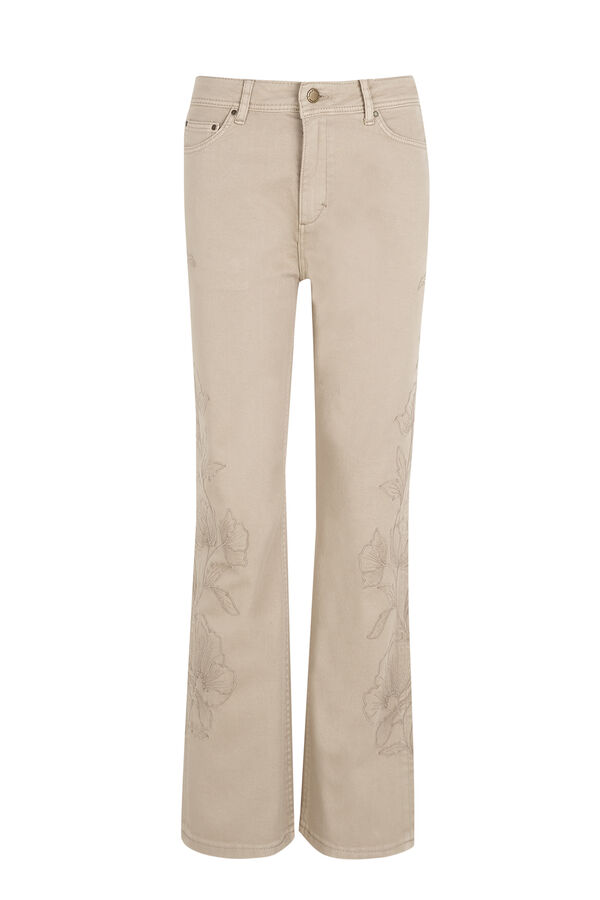 Hoss Intropia Betsy. Jeans bootcut Ecru
