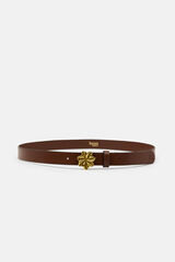 Hoss Intropia Luna. Cintur&oacute;n logo Marron
