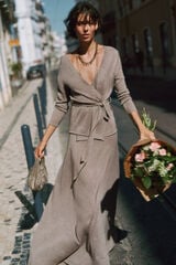Hoss Intropia Isabetta. Casaco de malha Beige
