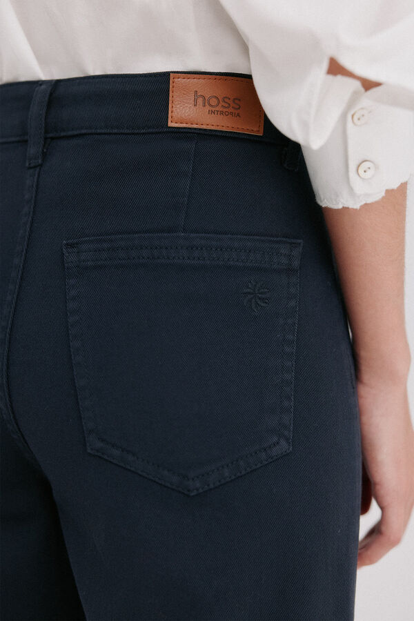 Hoss Intropia Piera. Pantal&oacute;n jacquard Gris
