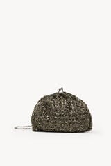 Hoss Intropia Nuria. Clutch bordado Gris