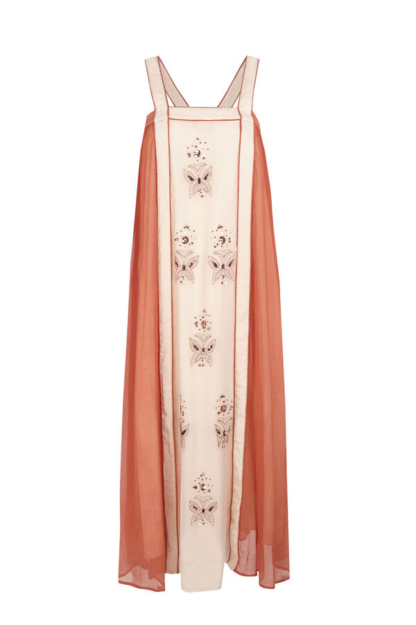 Hoss Intropia Asela. Vestido com missangas Vermelho
