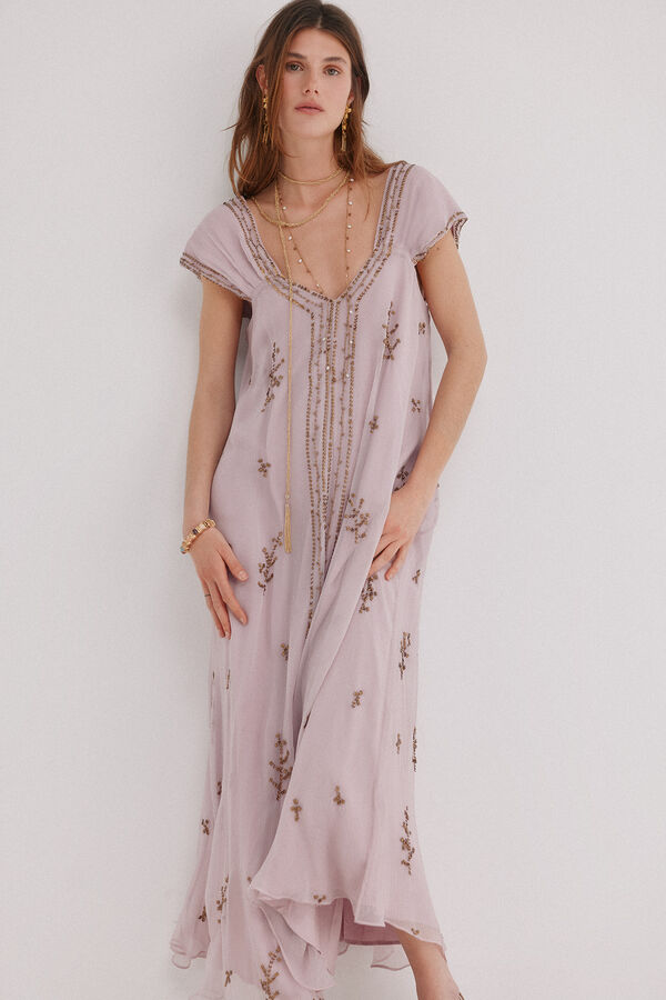 Hoss Intropia Aralina. Vestido flu&iacute;do Lila