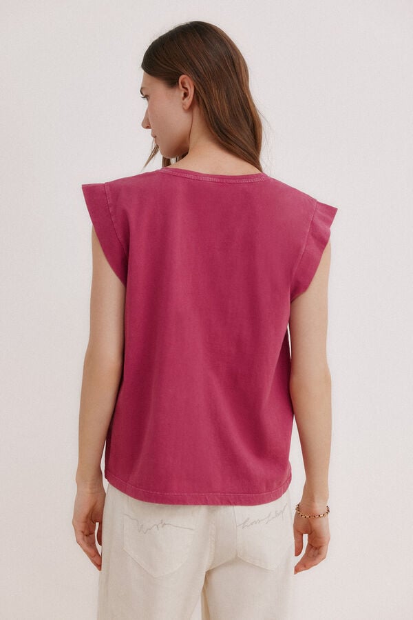 Hoss Intropia Manuela. Camiseta lavada Rosa