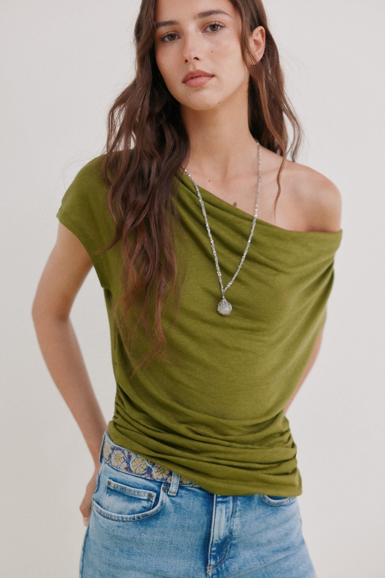 Hoss Intropia Madeline. T-shirt drapeada