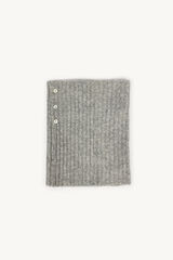 Hoss Intropia Liliana. Cuello de punto con botones Gris