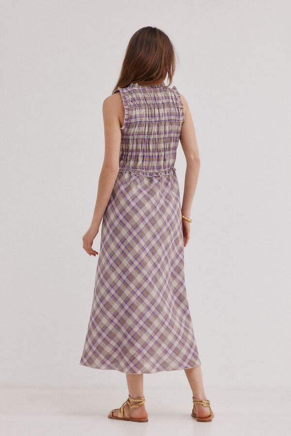 Hoss Intropia Ashley. Vestido cuadros Multicolor