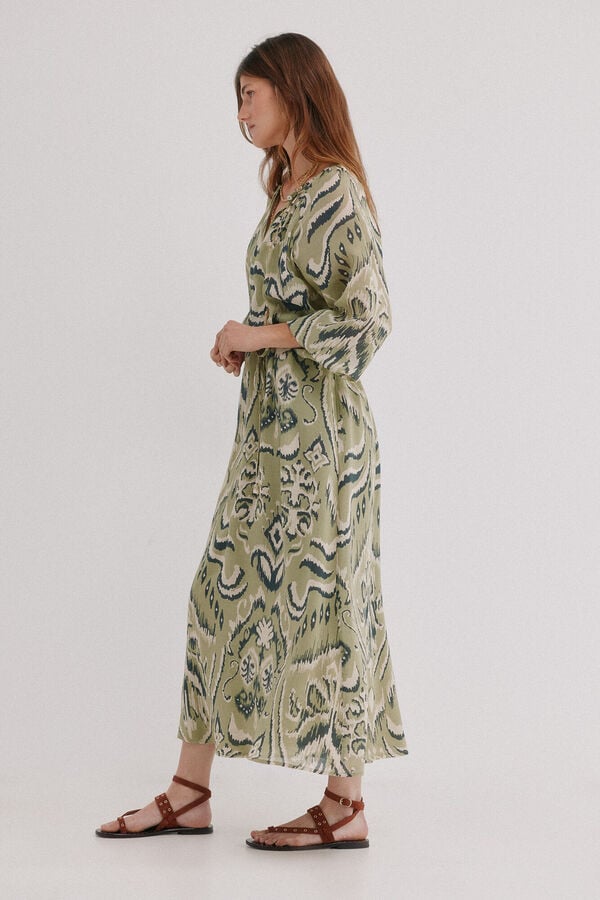 Hoss Intropia Amina. Vestido largo estampado Estampado Verde
