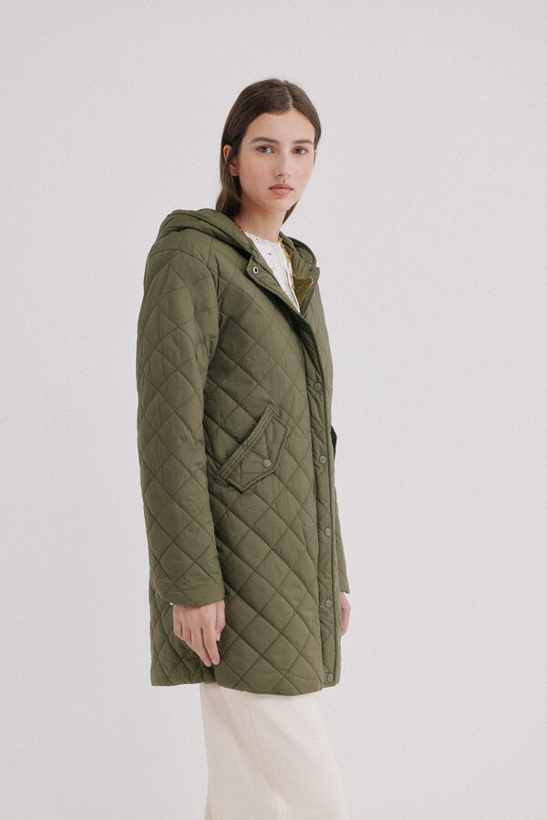 Hoss Intropia Daneris. Chaqueta midi Kaki