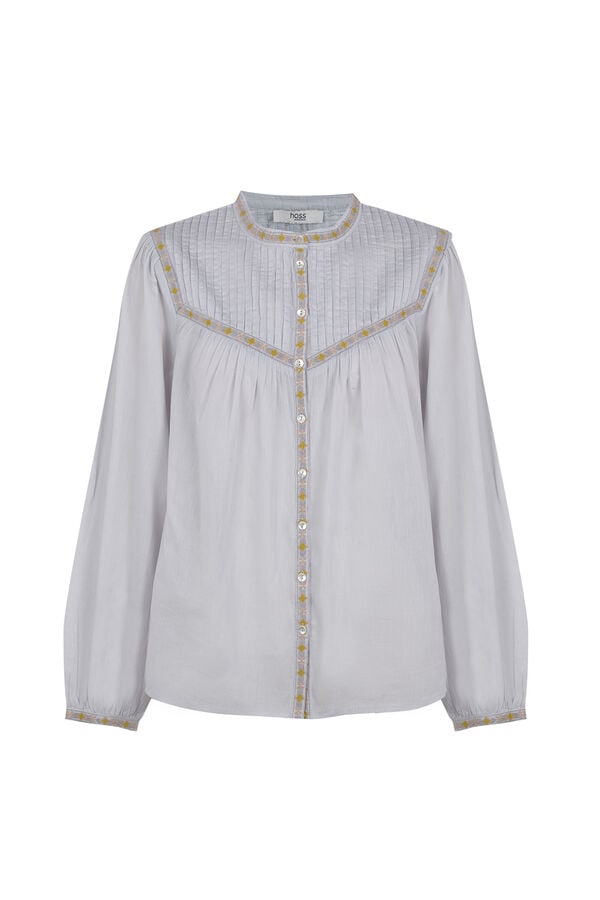 Hoss Intropia Catia. Blusa jaretas Azul