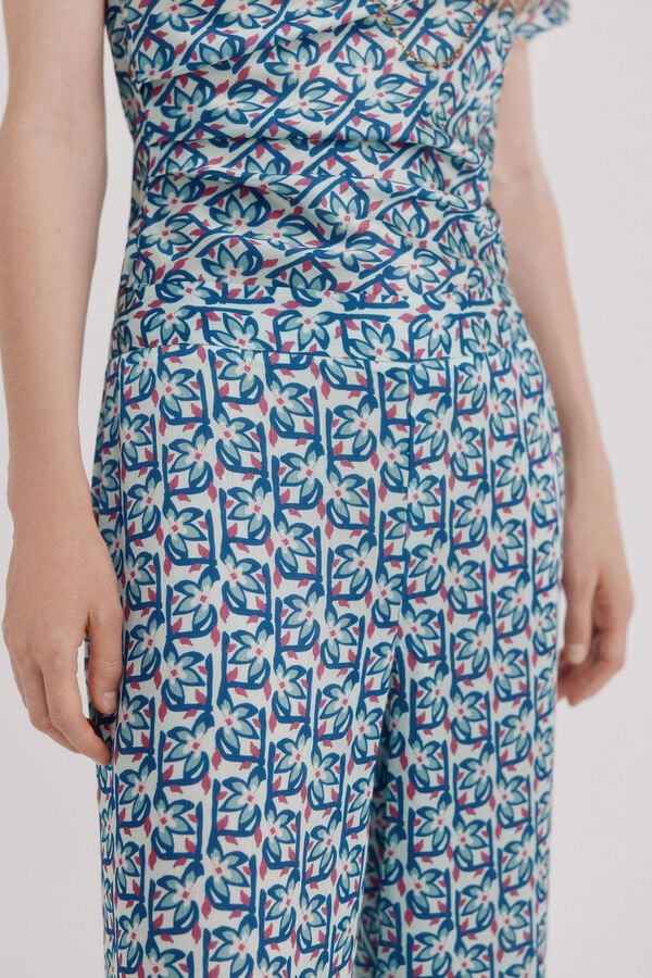 Hoss Intropia Patri. Pantal&oacute;n estampado Multicolor
