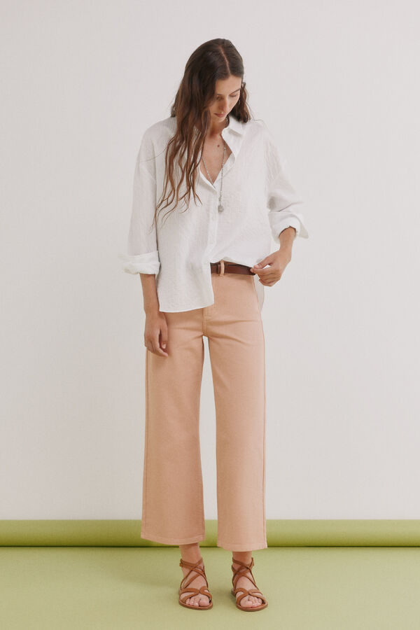 Hoss Intropia Cordelia. Camisa rayas Blanco