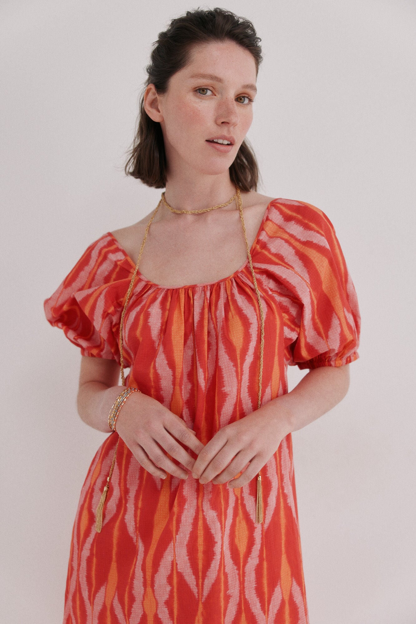 Hoss Intropia Aida. Vestido midi estampado