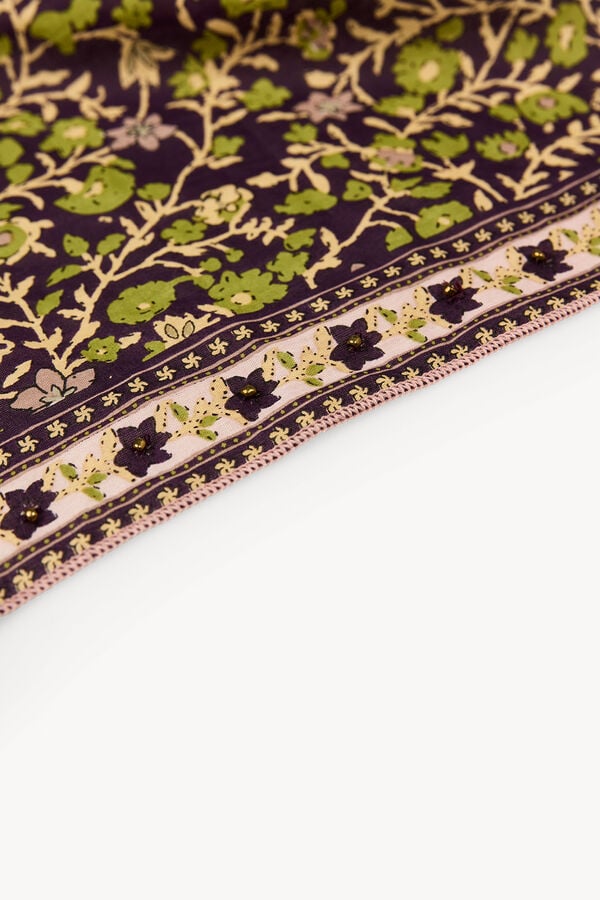 Hoss Intropia Laraine. Bandana algod&oacute;n estampada Multicolor