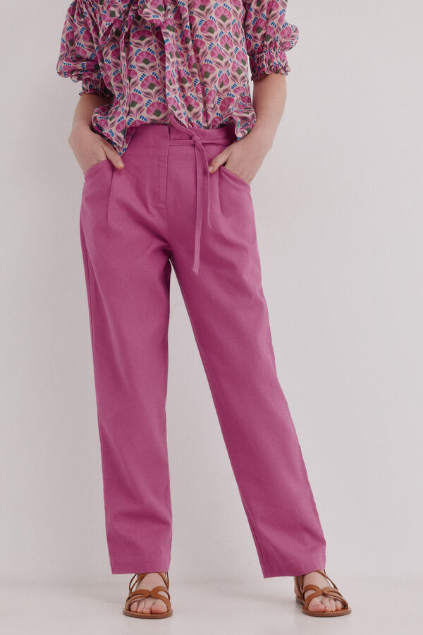 Hoss Intropia Phaedra. Pantal&oacute;n fluido Rosa
