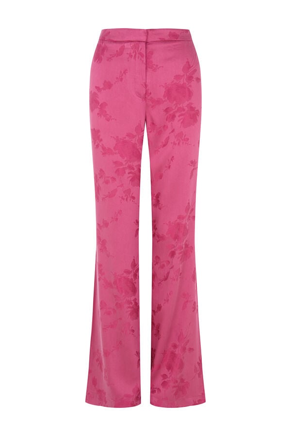 Hoss Intropia Pilar. Pantal&oacute;n jacquard Rosa