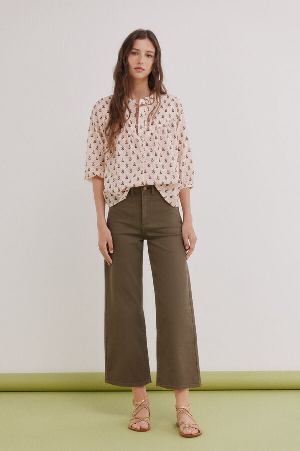 Hoss Intropia Claire. Blusa estampada Rosa