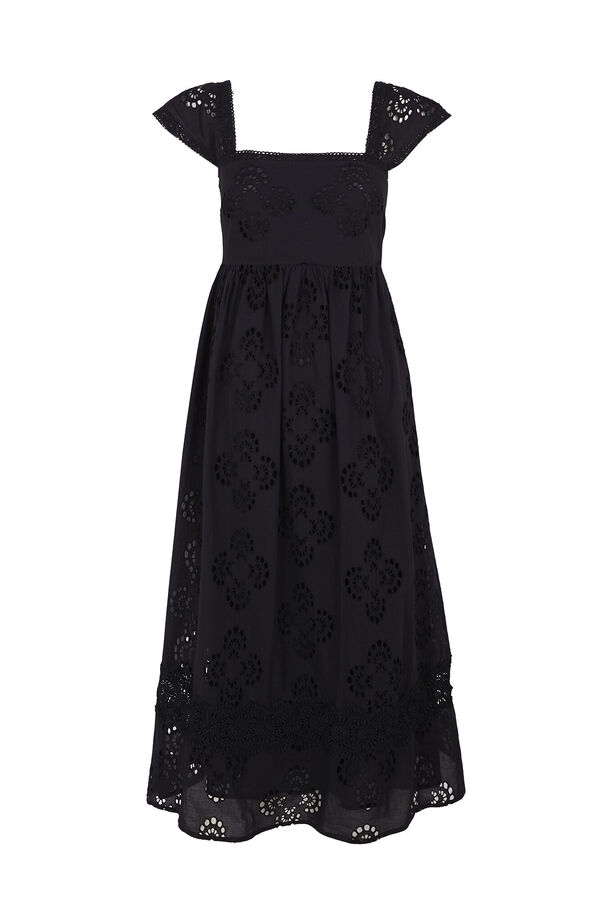 Hoss Intropia Abril. Vestido calado Negro