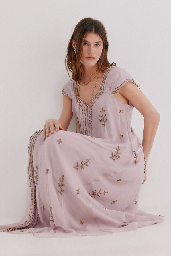 Hoss Intropia Aralina. Vestido flu&iacute;do Lila