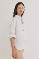 Hoss Intropia Cordelia. Camisa rayas Blanco