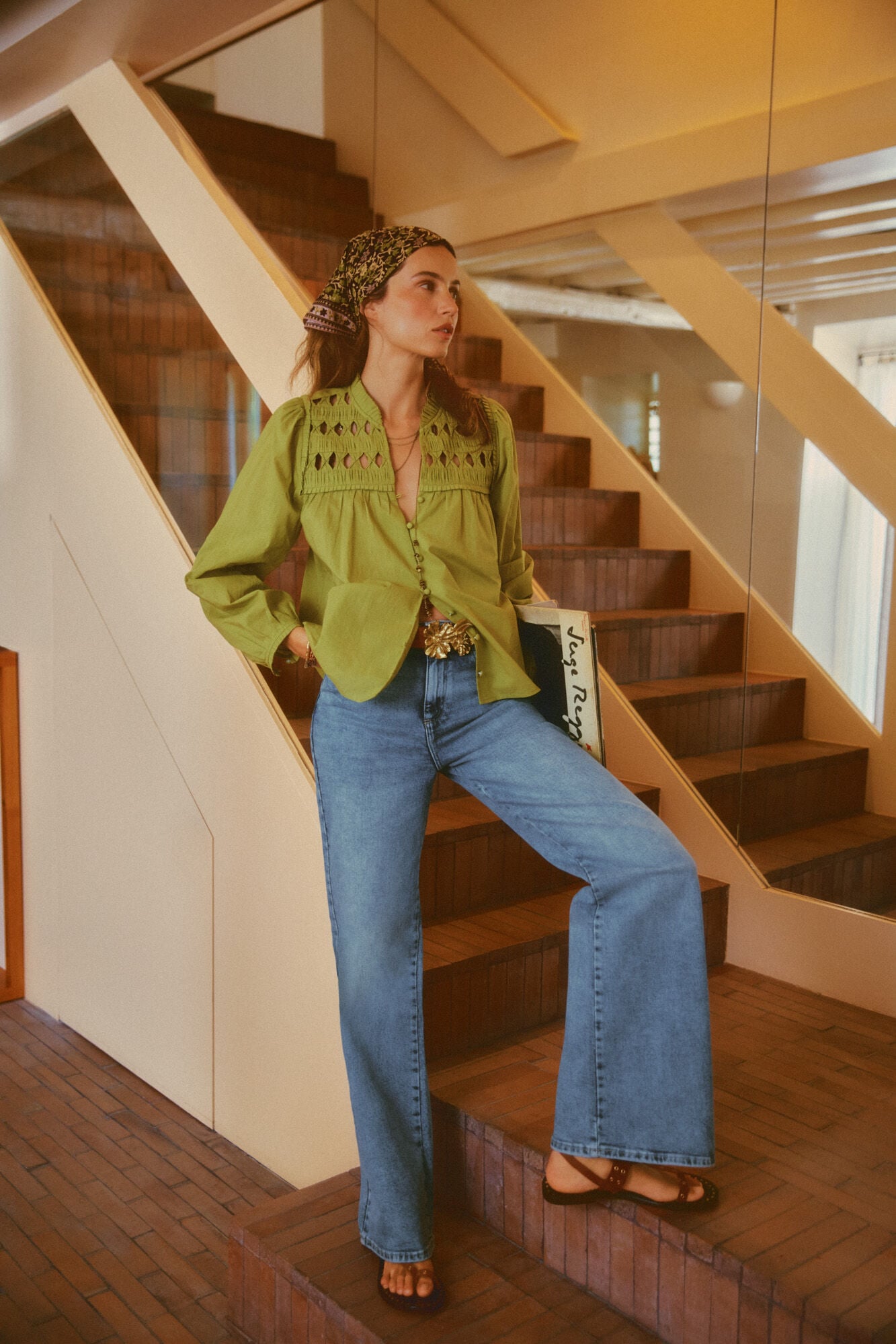 Hoss Intropia Cecile. Blusa mnaga larga
