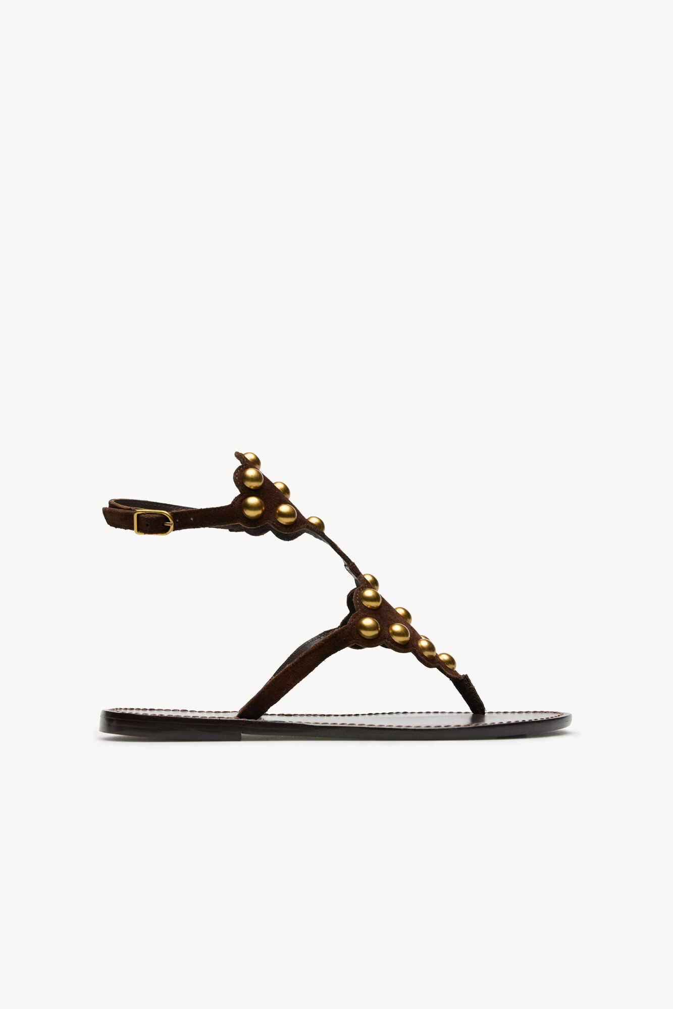 Hoss Intropia Maisa. Sandalias piel piezas met&aacute;licas