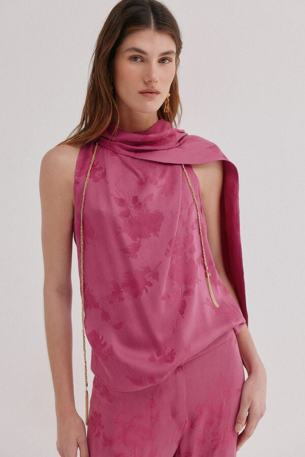 Hoss Intropia Celine. Blusa jacquard Subiu
