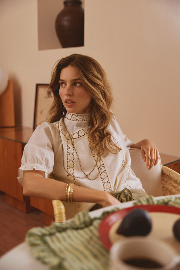 Conjunto de jeans e martina