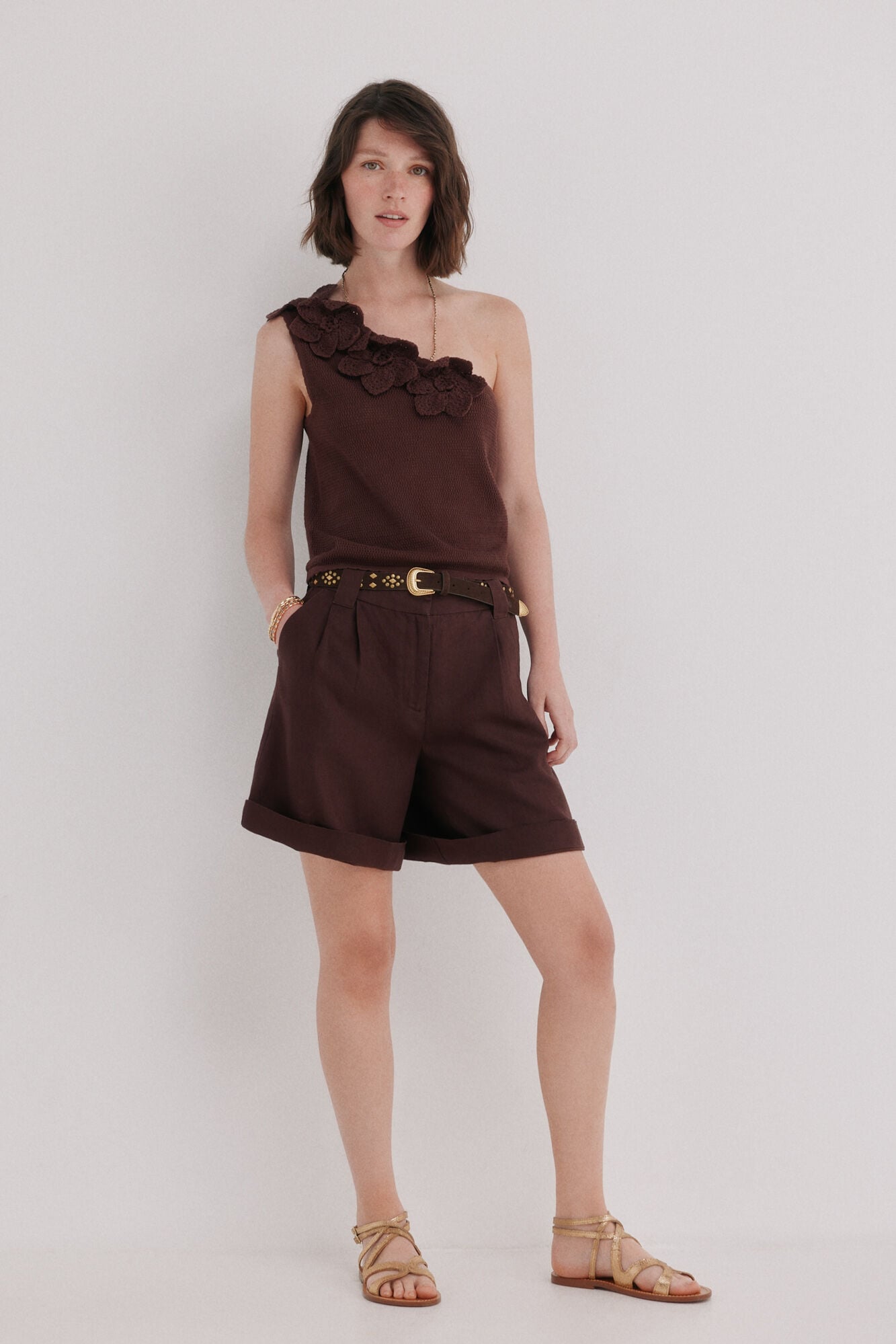 Conjunto de juliana e bermuda