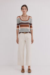 Conjunto de betty, top e cinto