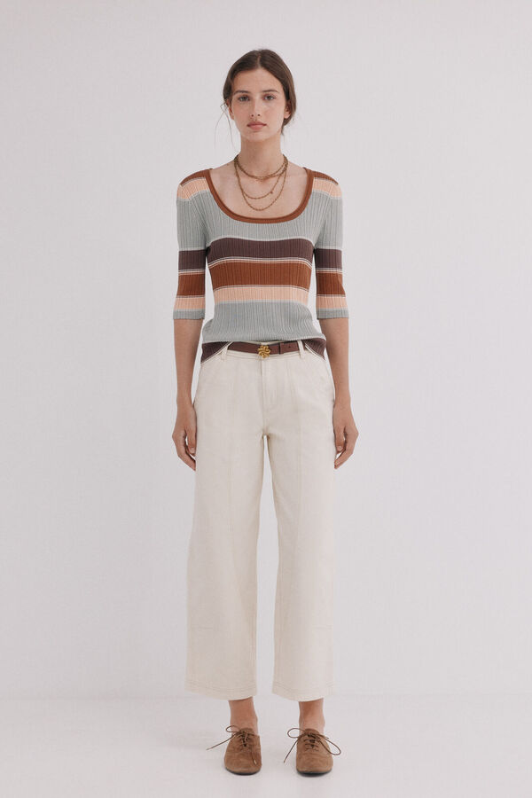 Conjunto de betty, top e cinto